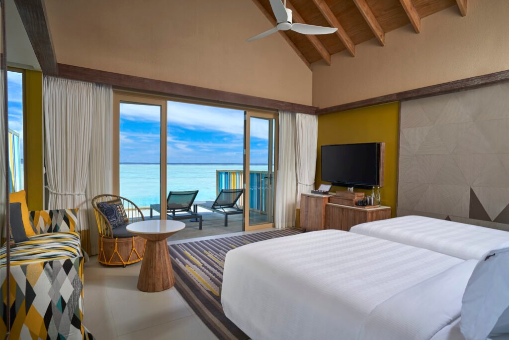 Hard Rock Hotel Maldives - Overwater Villa Twin - Bedroom