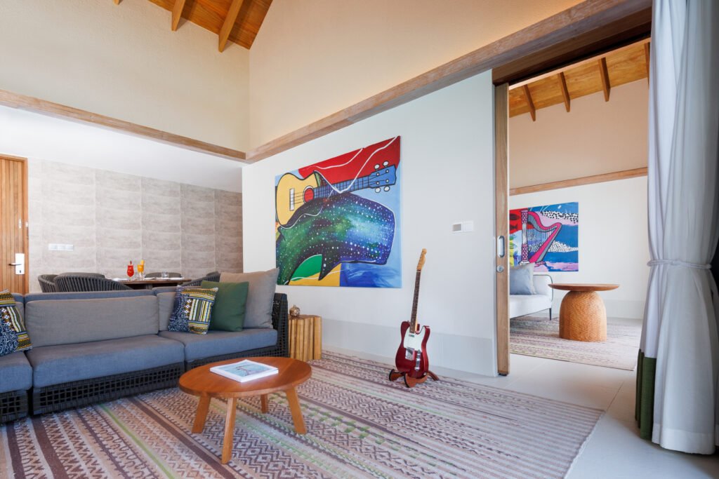 Hard Rock Hotel Maldives Rock Royalty Living Room