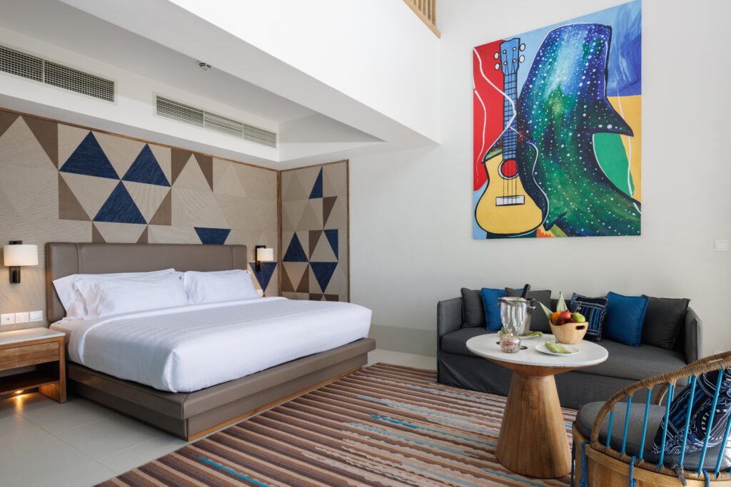 Hard Rock Hotel Maldives Silver Family Studio Master Bedroom