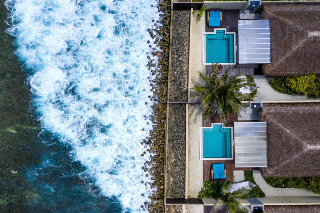 Ocean Pool Villa Aerial 01
