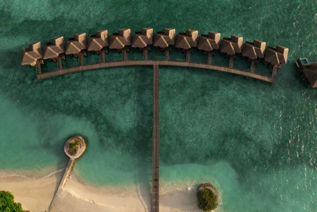 Overwater Villa Aerial