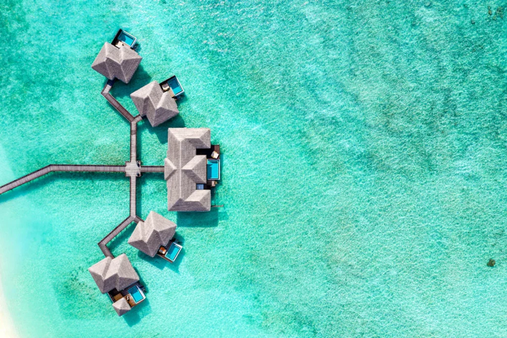Premium Overwater Villa with Pool Aerial