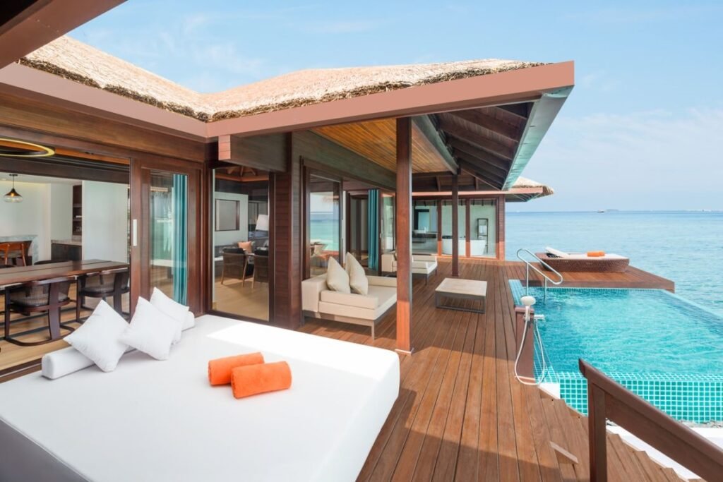 Two-Bedroom Overwater Villa with Pool Outdoor Deck 02