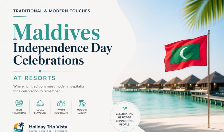 Traditional and modern touches in Maldives Independence Day celebrations at luxury resorts
