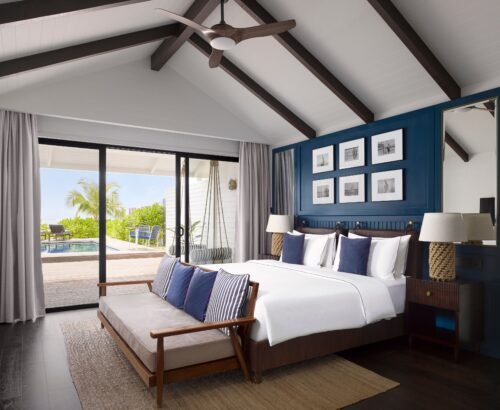 Villa Nautica - Deluxe Beach Pool Villa - Bedroom - 4K