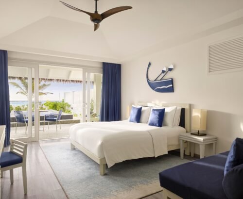 Villa Nautica - Sunset Beach Pool Villa - Bed - 4K