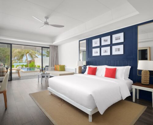 Villa Nautica - Two Bedroom Beach Pool Villa with Two Pools - Bed 1 - 4K