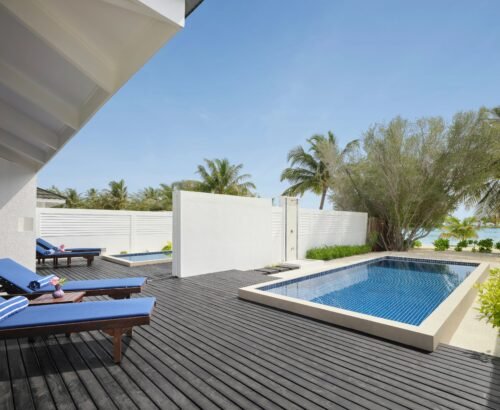 Villa Nautica - Two Bedroom Beach Pool Villa with Two Pools - Poolside Interconnecting - Day - 4K