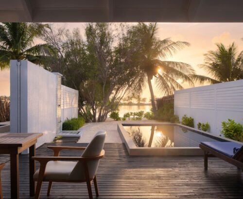 Villa Nautica - Two Bedroom Beach Pool Villa with Two Pools - Poolside Interconnecting - Sunset - 4K