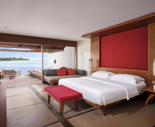 Villa Nautica - Water Villa - Bed - 4K
