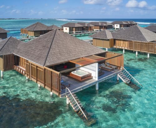 Villa Nautica - Water Villa with Whirlpool - Aerial - 4K