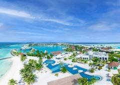 SAii Lagoon Maldives Curio Collection by Hilton_Beach Club_Aerial